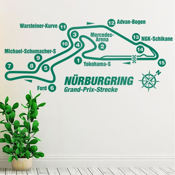 Wall Stickers: Nurburgring Circuit