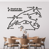 Wall Stickers: Circuit of Spa-Francorchamps 2