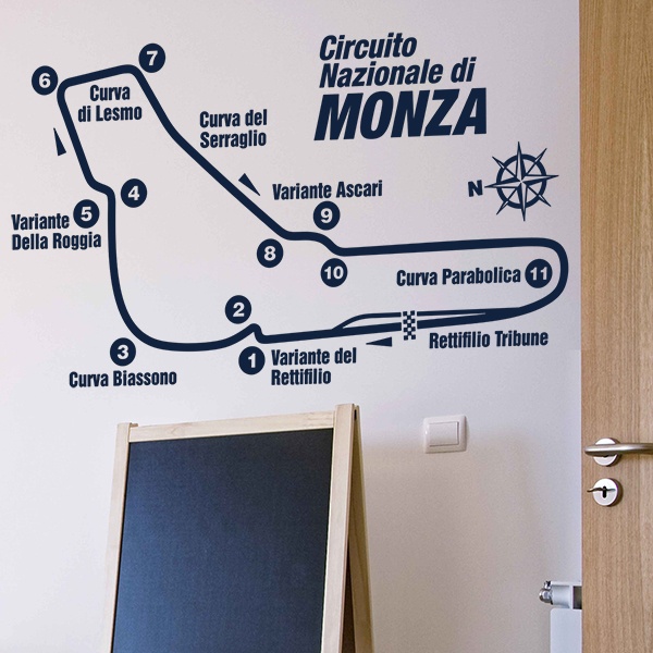 Wall Stickers: Monza Circuit