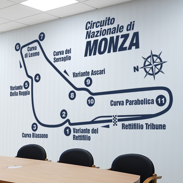 Wall Stickers: Monza Circuit