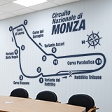 Wall Stickers: Monza Circuit 3