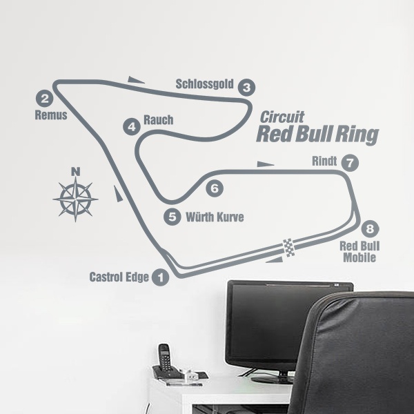 Wall Stickers: Red Bull Ring circuit 0
