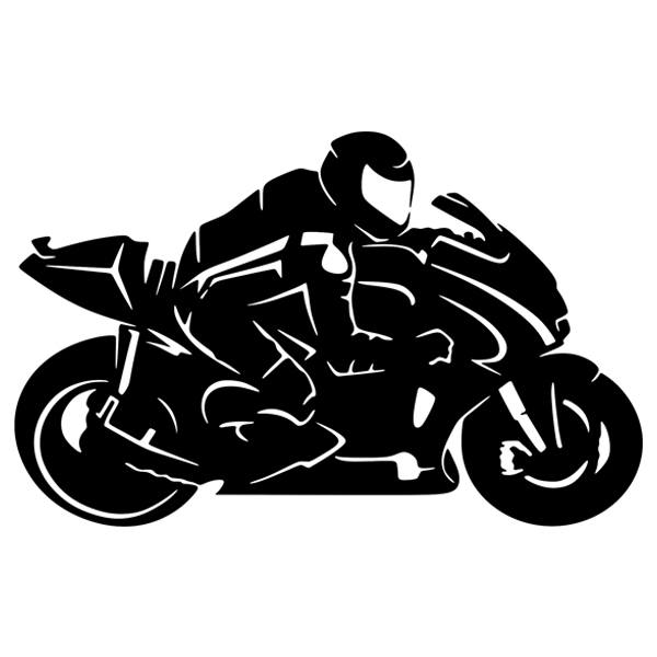 Wall Stickers: MotoGP silhouette