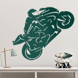 Wall Stickers: MotoGP Biker Silhouette 2