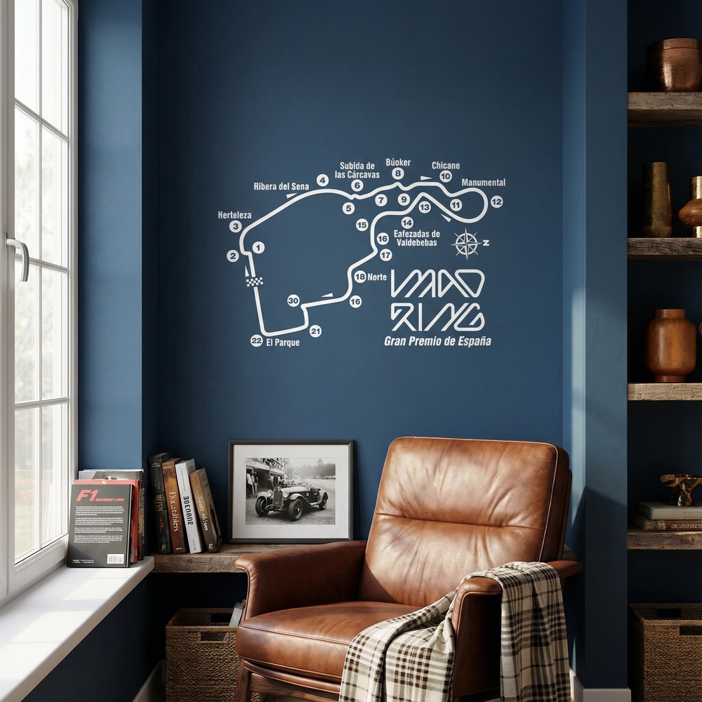 Wall Stickers: Madrid F1 Circuit Sticker