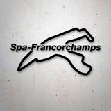 Car & Motorbike Stickers: Circuit of Spa-Francorchamps 2