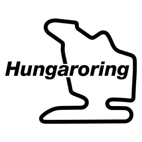 Car & Motorbike Stickers: Circuit of Hungaroring
