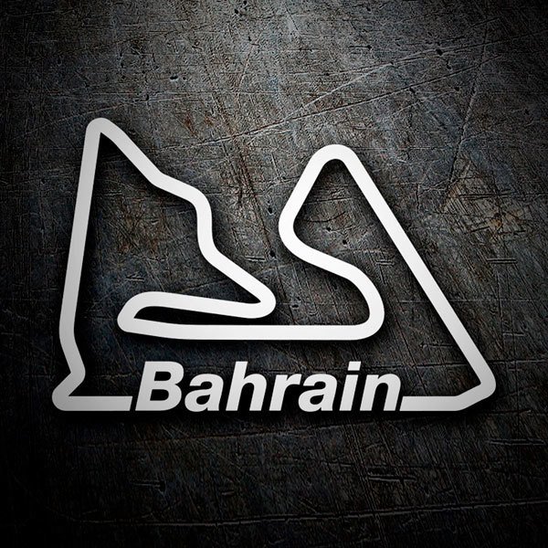 Car & Motorbike Stickers: Circuit of Bahrain