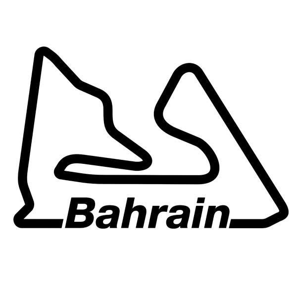 Car & Motorbike Stickers: Circuit of Bahrain