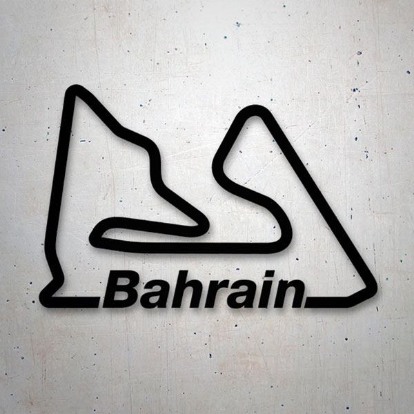 Car & Motorbike Stickers: Circuit of Bahrain