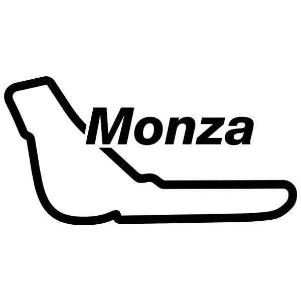 CIRCUIT DE MONZA ITALIE ITALY RACING TRACK 12cm AUTOCOLLANT STICKER MB088 