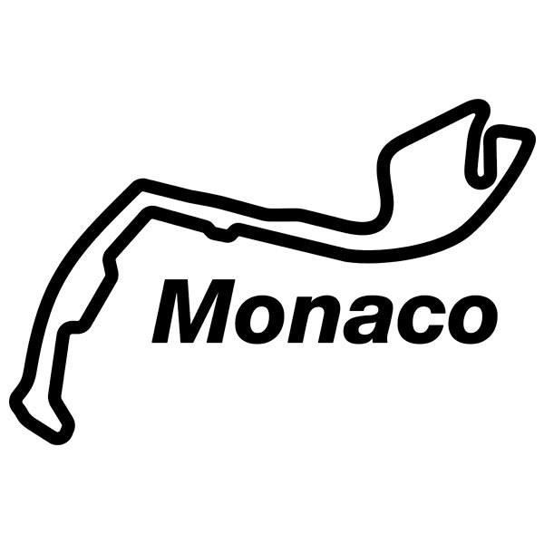 Car & Motorbike Stickers: Circuit of Monaco