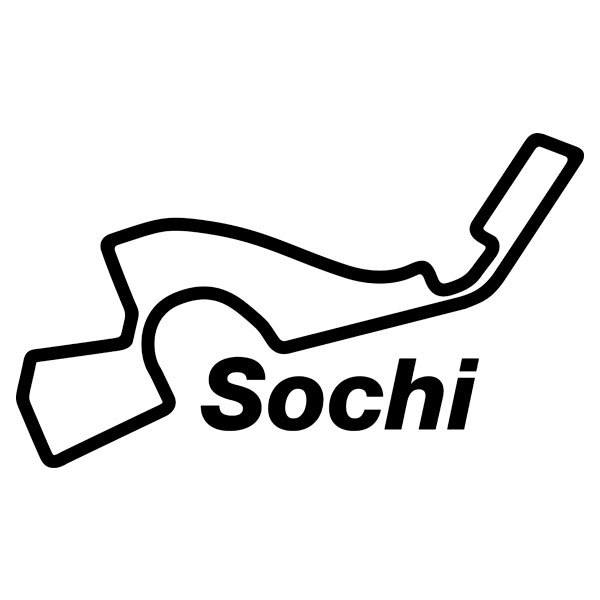 Car & Motorbike Stickers: Circuit of Sochi