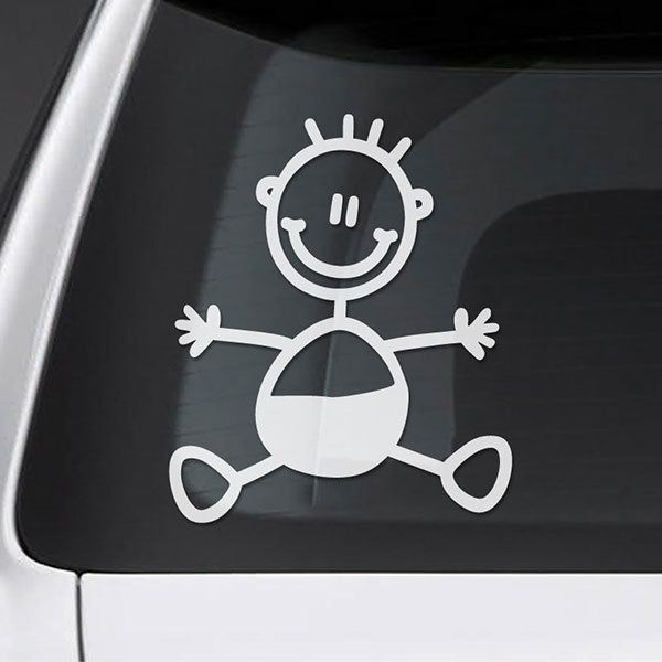 Car & Motorbike Stickers: Baby boy