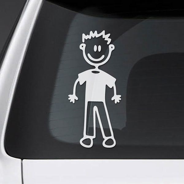 Car & Motorbike Stickers: Proud dad