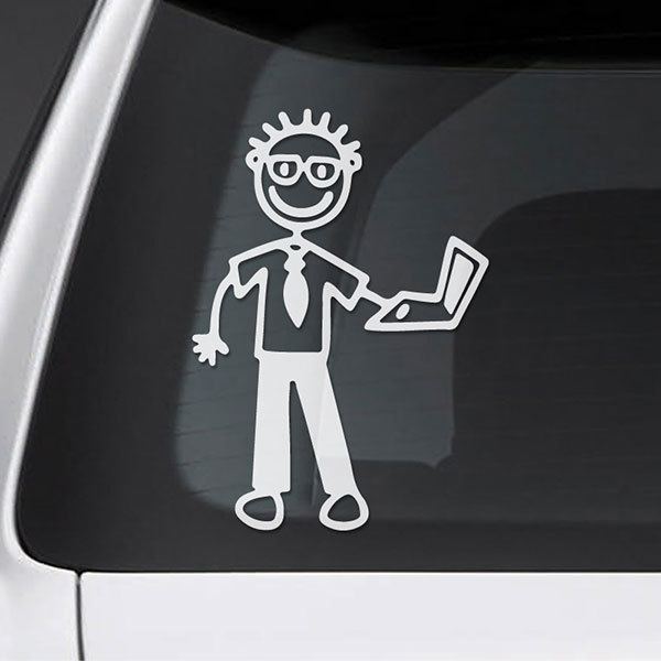 Car & Motorbike Stickers: Executive dad