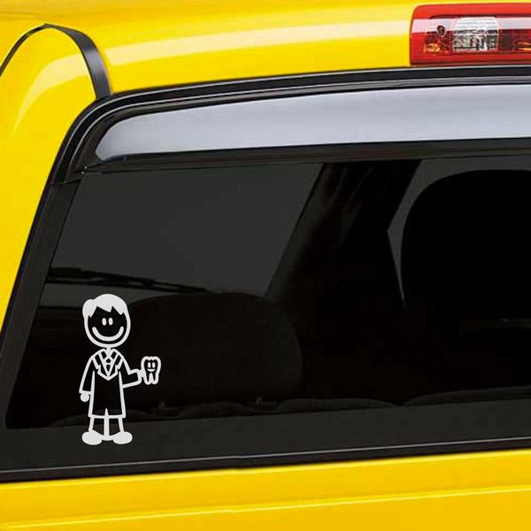 Car & Motorbike Stickers: Daddy Dentist