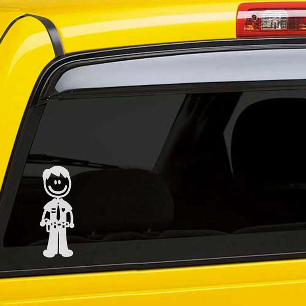 Car & Motorbike Stickers: Daddy Cop