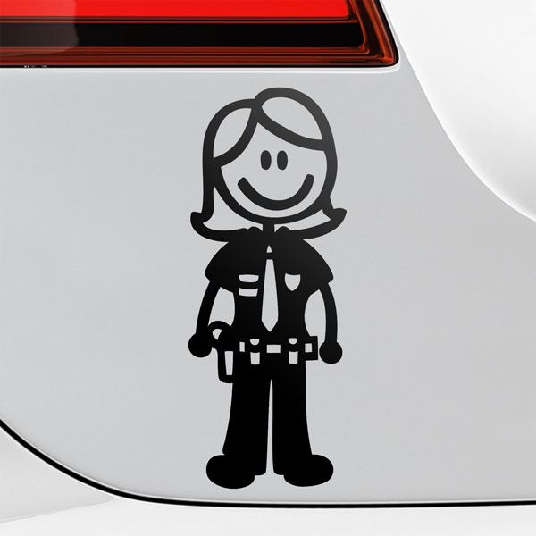 Car & Motorbike Stickers: Mommy Cop