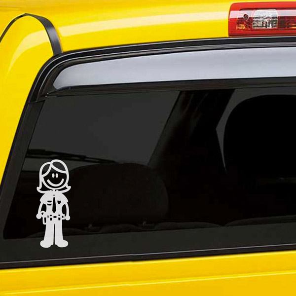 Car & Motorbike Stickers: Mommy Cop