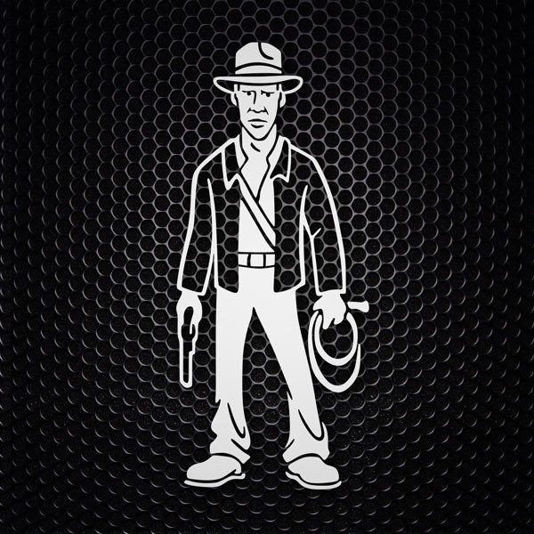 Car & Motorbike Stickers: Indiana Jones