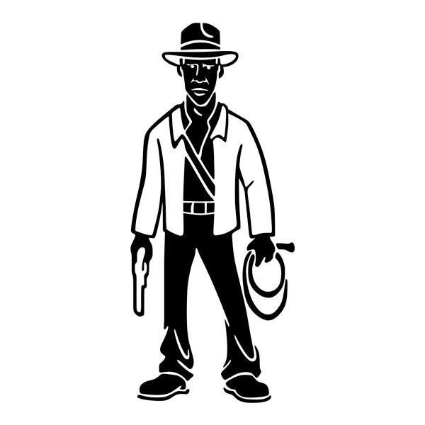 Car & Motorbike Stickers: Indiana Jones