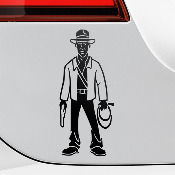 Car & Motorbike Stickers: Indiana Jones
