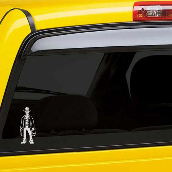 Car & Motorbike Stickers: Indiana Jones