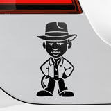 Car & Motorbike Stickers: Indiana Jones Cartoon 3