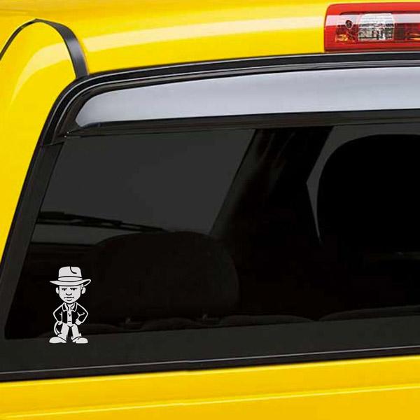 Car & Motorbike Stickers: Indiana Jones Cartoon
