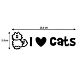 Car & Motorbike Stickers: Catlike Love 2