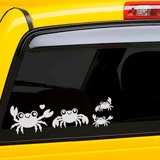 Car & Motorbike Stickers: Set 11X Crabs 4