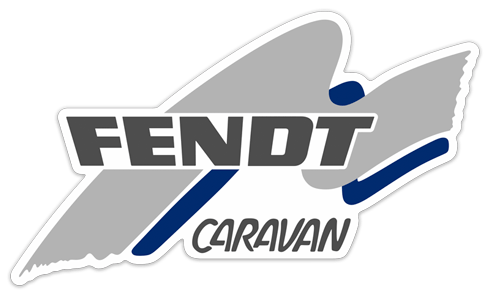 Car & Motorbike Stickers: Fendt Caravan blue 0