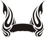 Car & Motorbike Stickers: Hood Flames