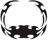 Car & Motorbike Stickers: Hood Flames