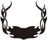 Car & Motorbike Stickers: Hood Flames