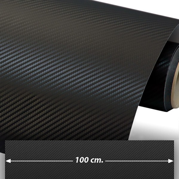 Car & Motorbike Stickers: Carbon fiber vinyl wrap 100cm 1