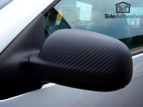 Car & Motorbike Stickers: Carbon fiber vinyl wrap 120cm