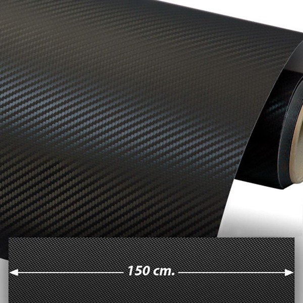 Car & Motorbike Stickers: Carbon fiber vinyl wrap 150cm 1