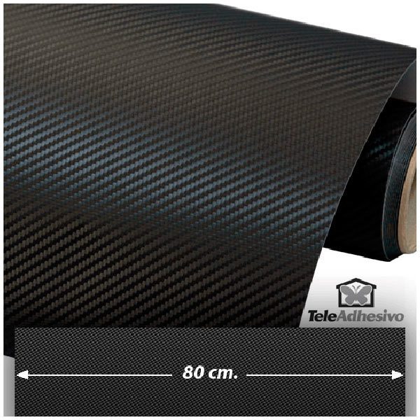 Car & Motorbike Stickers: Carbon fiber vinyl wrap 80cm