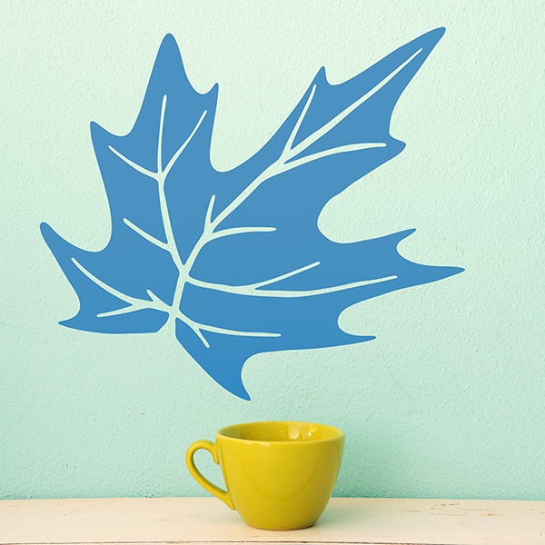 Wall Stickers: Floral autumn leaf