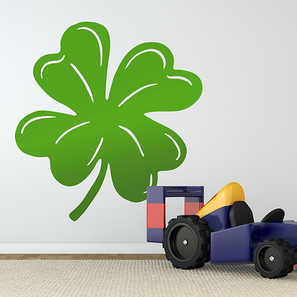 Wall Stickers: Floral Lucky Clover