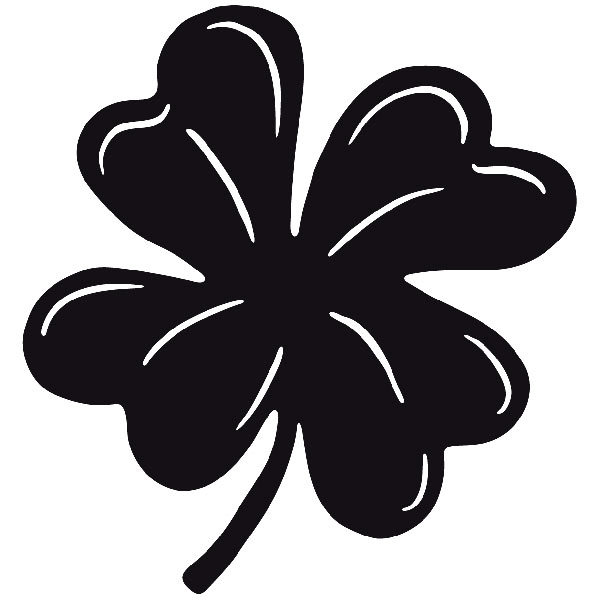 Wall Stickers: Floral Lucky Clover