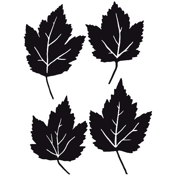 Wall Stickers: Maple Leaves Set