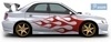 Car & Motorbike Stickers: Kit Flaming 18