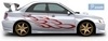 Car & Motorbike Stickers: Kit Flaming 27