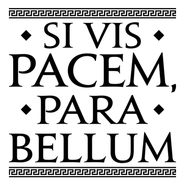 sticker Si Vis Pacem Para Bellum | MuralDecal.com