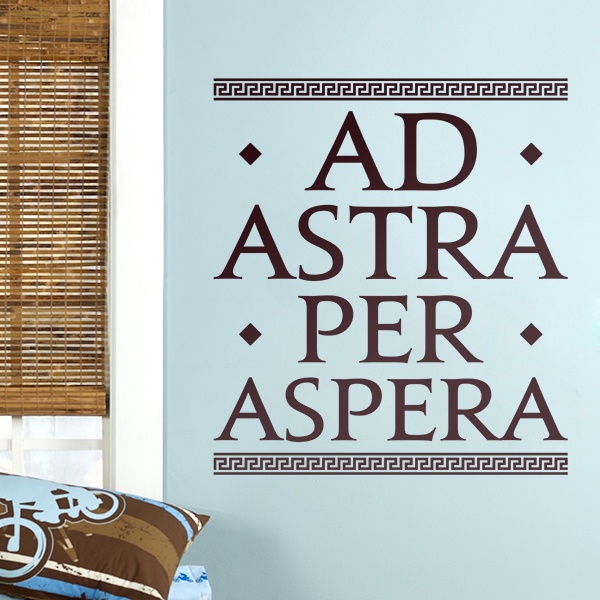Wall Stickers: Ad Astra Per Aspera