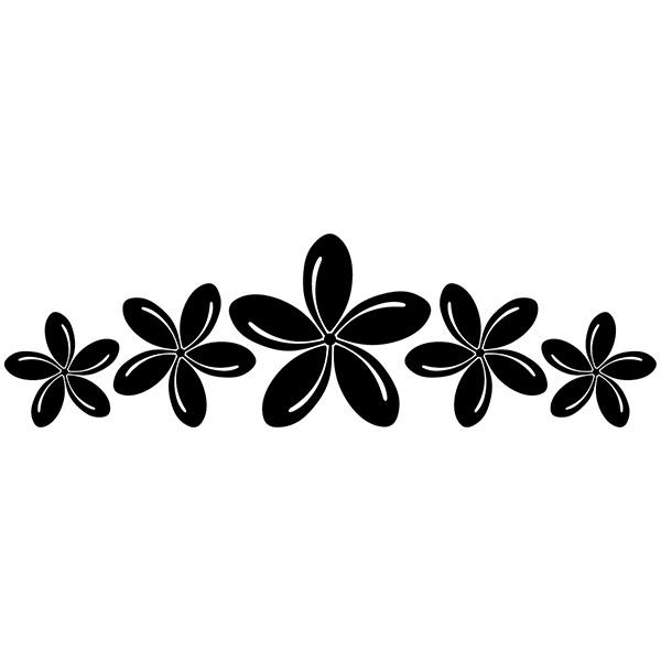 Car & Motorbike Stickers: Hawaiian wreath