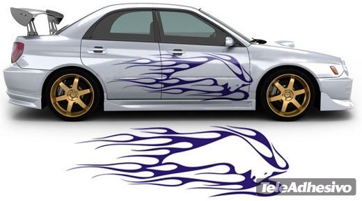 Car & Motorbike Stickers: Kit Tribal 53